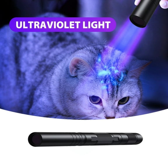 UV Flashlight 365nm for Pet Urine Detection, Rechargeable Aluminum Alloy Blacklight Torch, Fluorescent Agent Resin Curing Light, Portable Stain Detector for Dog Cat Scorpion Currency