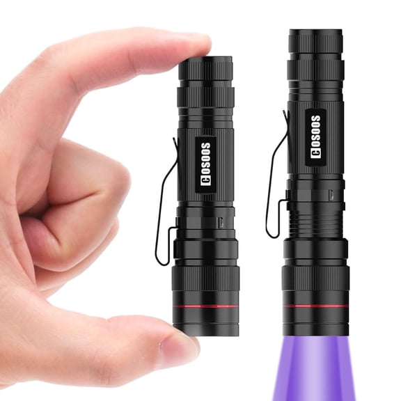 UV Flashlight 395nm Mini Black Light Portable Urine Detector for Pet Stains Bed Bugs Scorpion