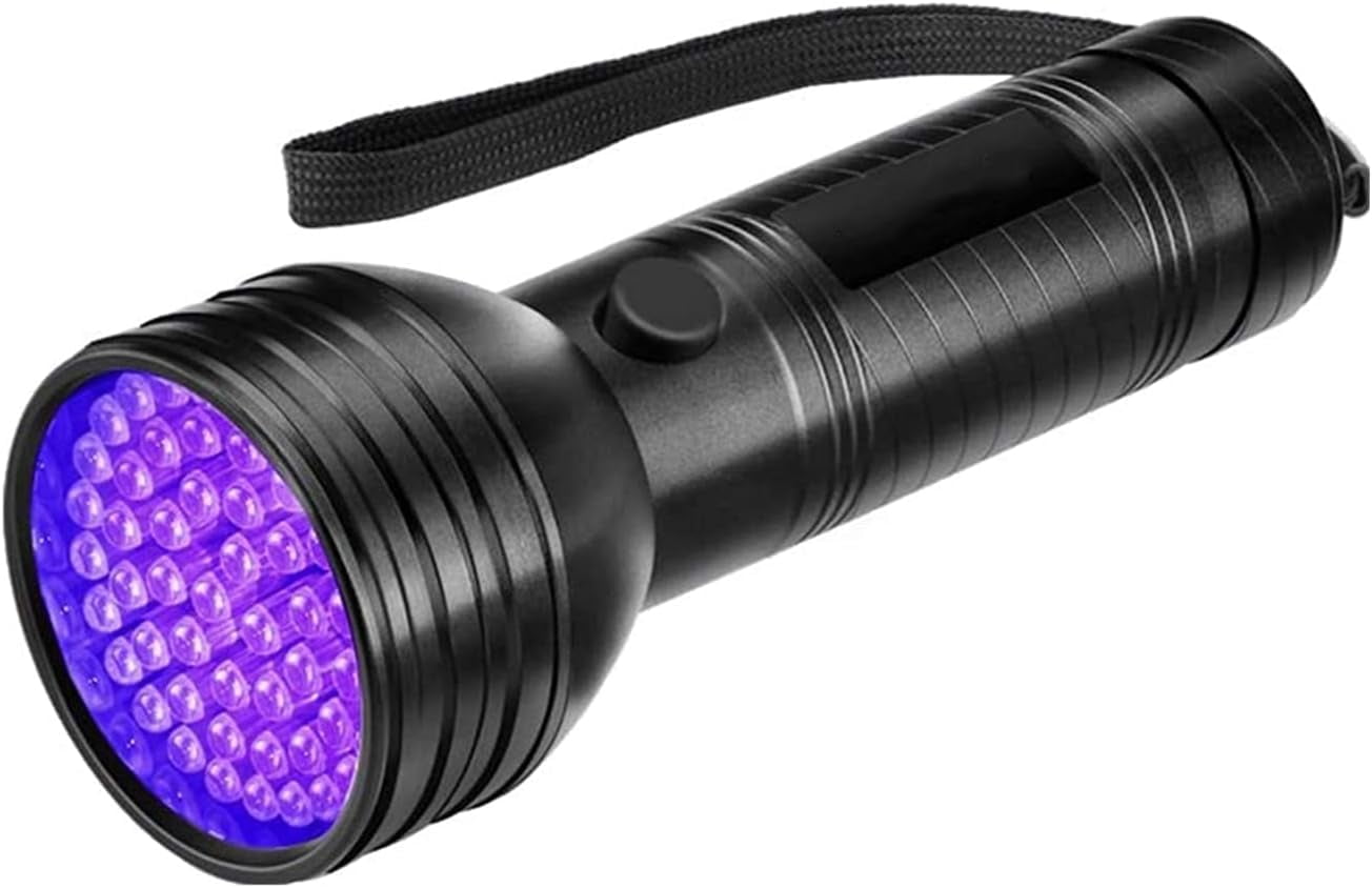 UV Flashlight Black Light, 51 LED Ultraviolet Blacklight Detector for