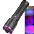 thumbnail image 1 of UV Flashlight Blood Tracking Light for Night Hunting 2000 Lumens, Black Light for Pet Urine Detection, with Charging Cable (2Pcs), 1 of 8