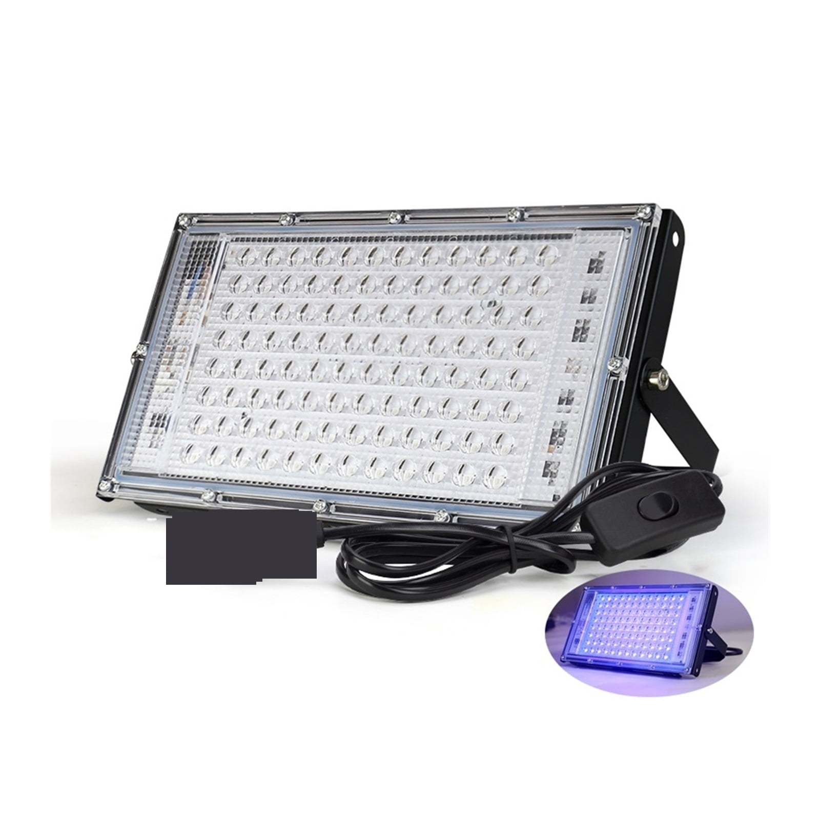 UV Flood Light 50W 100W 395nm 400nm Ultraviolet Fluorescent Stage Lamp ...
