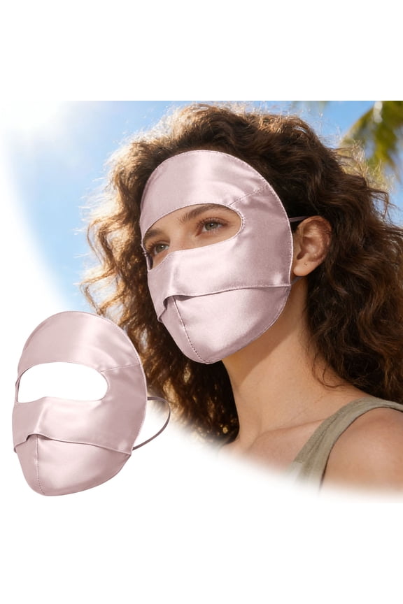 UV Full Face Covering UPF 50+ Women Breathable Mask Sun Protection Reusable Outdoor