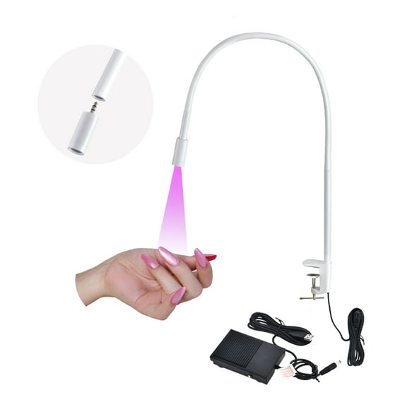 UV Gel Table Floor Nail Light False Eyelash LED Lamp With Foot Pedal Manicure Lash Led Uv Lamp