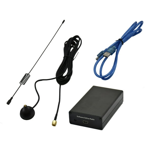 UV HF RTL-SDR Tuner Receiver 100KHz-1.7GHz Coverage, DVB-T TV Dongle Based for Amateur Radio