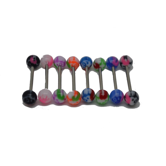 UV Hello Kitty Package Deal Tongue Ring/Snake Eyes/Nipple Packaged Deal (8) Pieces (B/4/5)