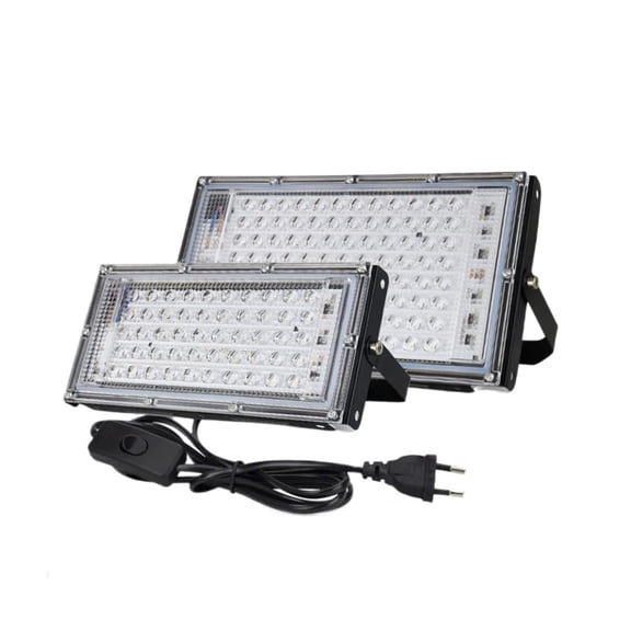 UV LED Flood Light 50W 100W 220W AC220 Indoor Outdoor Floodlight 395nm 400nm Ultraviolet Fluorescent Stage Lamp Party Spotlight