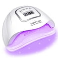 thumbnail image 1 of UV LED Gel Nail Lamp,Professional 120W UV Nail Light for Gel Polish Fast Curing with 45 Lamp Beads, Lightweight LED Gel UV Nail Dryer for Salon Home, 1 of 3
