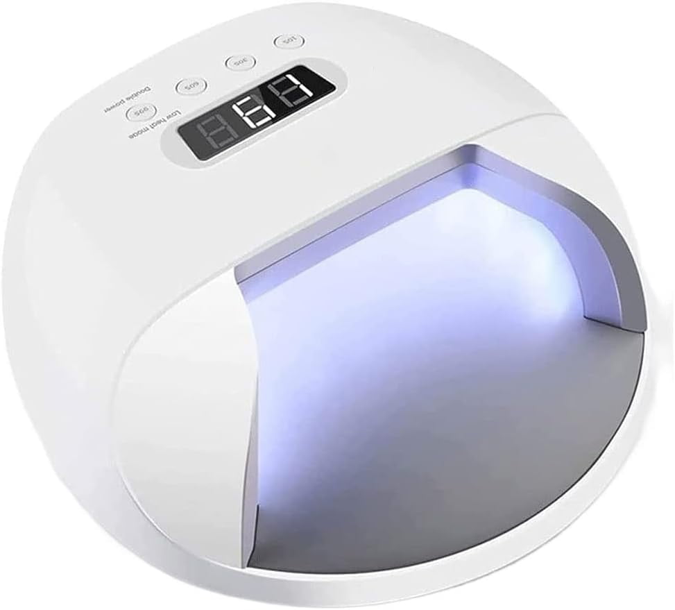UV LED Nail Lamp, 48W Nail Curing Lamps for Home & Salon, Led Nail Dryer for Gel Polish with Automatic Sensor, 4 Timer, Professional Nail Art Tools