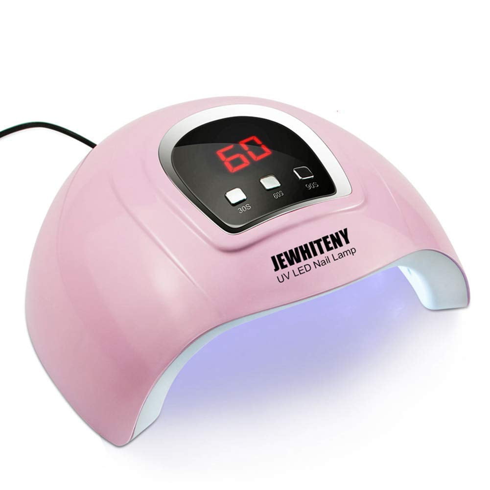 LED UV Nail Lamps for Gel Nail Polish Nail Dryer Curing Lamp with 3 Timers  Auto Sensor LED Digital Display USB Plug Carry Convenient