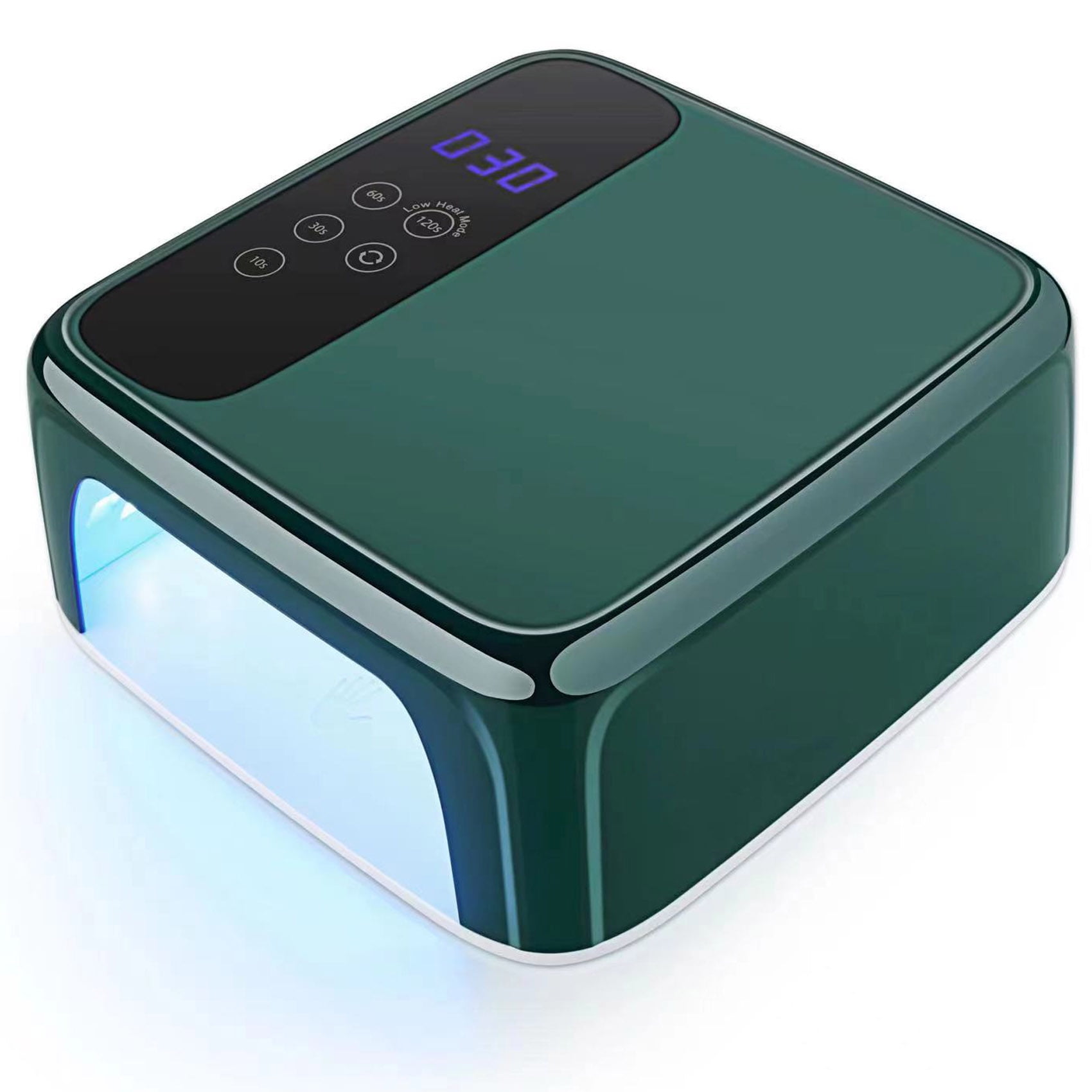 72W Cordless Nail Lamp - UV LED Gel Polish Curing Light with Auto Sensor, 4 Timer Settings & 36 Bulbs - Fast 30s Dry Rechargeable Lamp for Salon and Home Nail Art