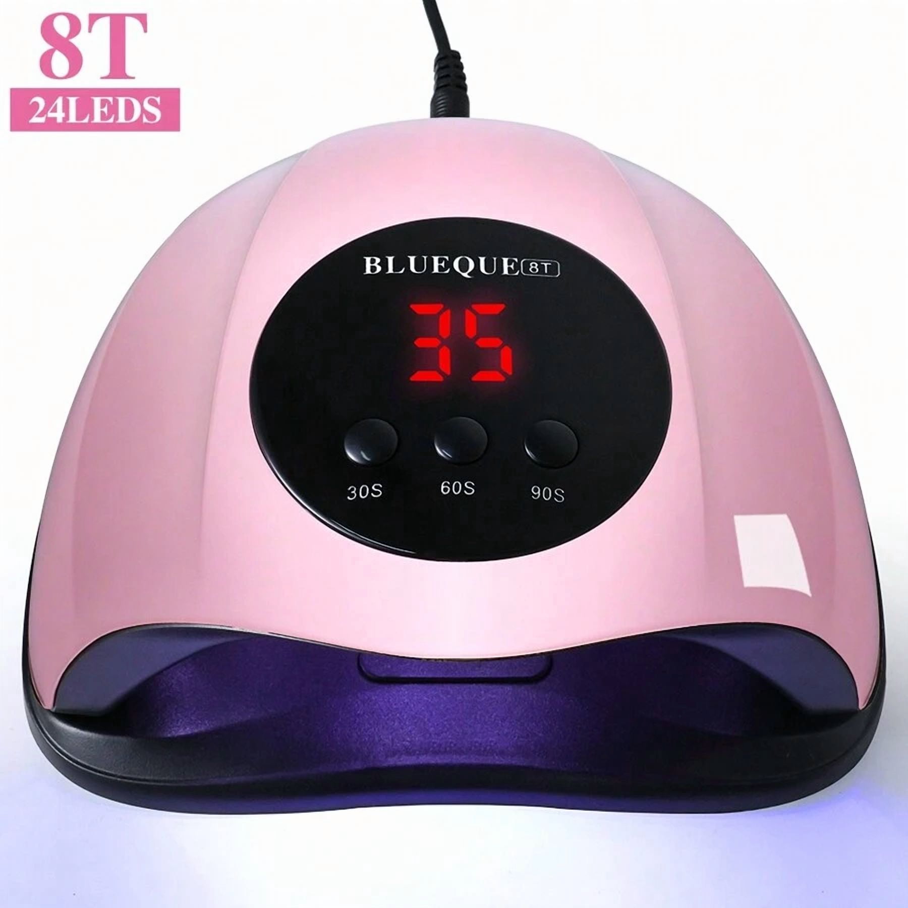 UV LED Nail Lamp, Faster Nail Dryer For Gel Polish ,Professional Gel UV Light For Nails With 3 Timers & Auto Sensor, Gel Polish Light Nail Curing Lamp With LCD Screen For Salon And Home