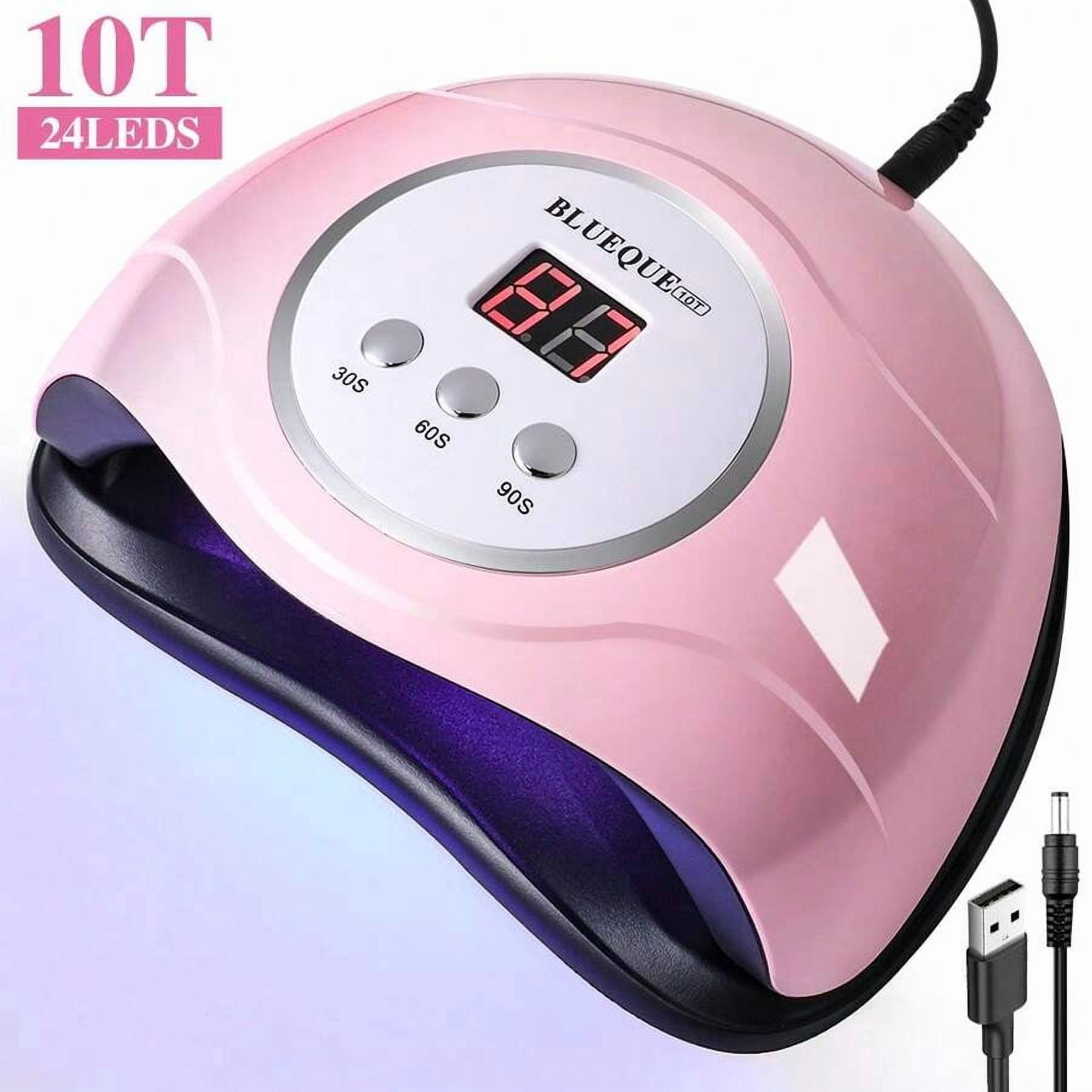 UV LED Nail Lamp, Faster Nail Dryer For Gel Polish ,Professional Gel UV Light For Nails With 3 Timers & Auto Sensor, Gel Polish Light Nail Curing Lamp With LCD Screen For Salon And Home