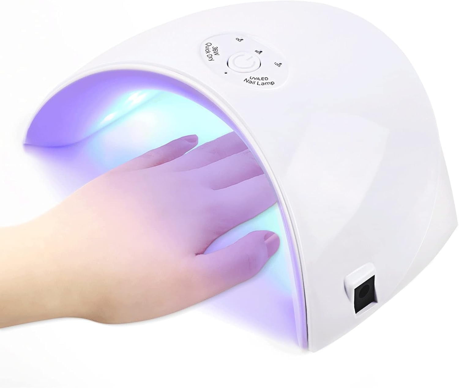UV LED Nail Lamp, Gel Nail Light for Nail Polish 48W UV Dryer with 3 Timers, Pink Valentine Gift for Woman Girl