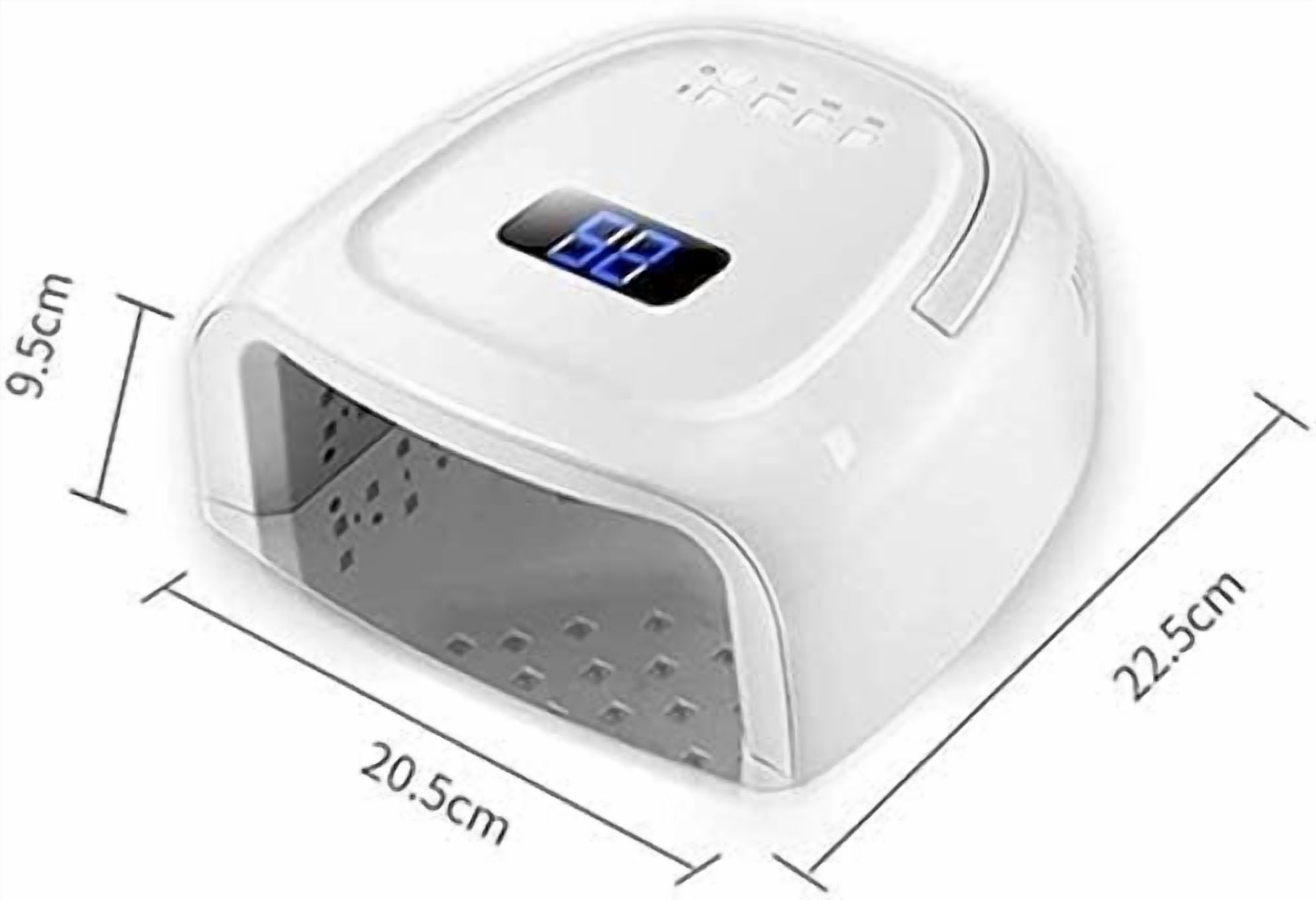 UV LED Nail Lamp, Gel UV Light Nail Dryer for Gel Nail Polish 60W Curing Lamp with Sensor 3 Timer