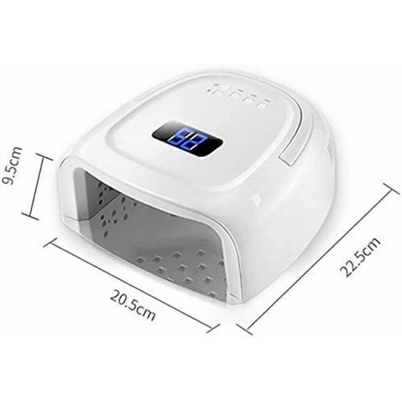 UV LED Nail Lamp, Gel UV Light Nail Dryer for Gel Nail Polish 60W Curing Lamp with Sensor 3 Timer