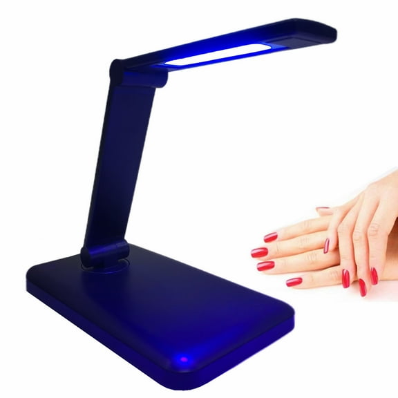 UV LED Nail Lamp, Nail Dryer Gel Nail Polish Curing LED UV Light, for Nails Fast Nail Dryer for Gel Polish for Fingernail Nail Salon (Black)
