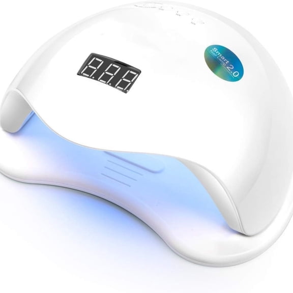 UV LED Nail Lamp, UV LED Nail Polish Dryer Professional Gel Machine for Manicure and Pedicure with Sensor and 4 Timers SUN5Plus