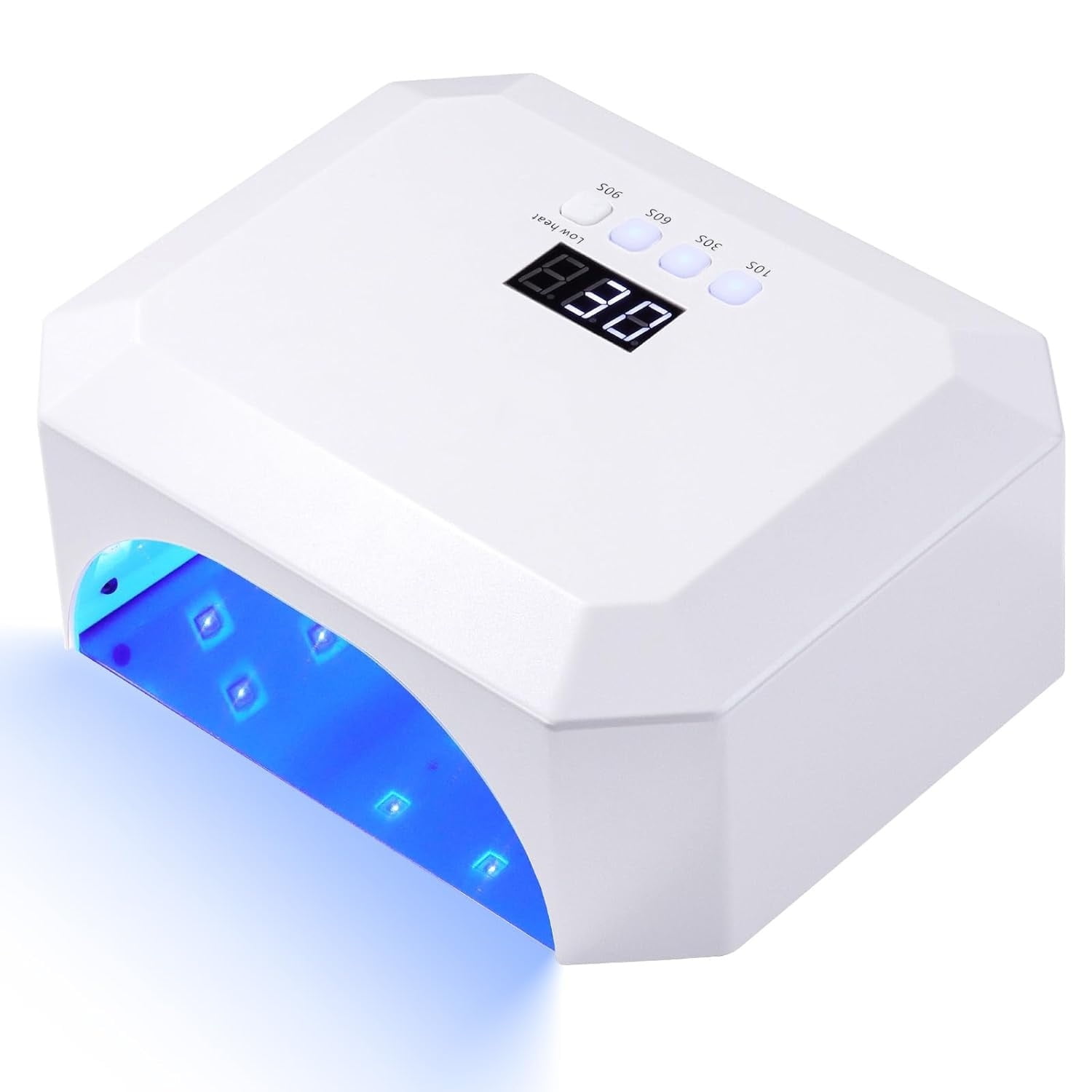 UV LED Nail Lamp: UV Light for Gel Nails Rechargeable Aurora 36W Gel Lamp with 4 Timers & Auto Sensor Professional Fast Curing Cordless Nail Light for Home Salon Manicure