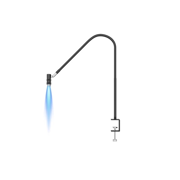 UV Lash Lamp 6W - Eyelash Extension & Nail Dryer, 360 Flexible Gooseneck, UV Glue Curing Light for Salon Use A