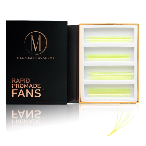 UV - Lemon 5D Rapid Promade Fans - 600 Fans