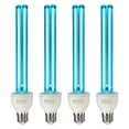 thumbnail image 1 of UV Light Bulbs 4 Pack 25W, UVC Replacement Bulbs with Ozone for Air Purification, 253.7nm UV-C Lamps for Home, Office, 400 sq ft Coverage, 1 of 11