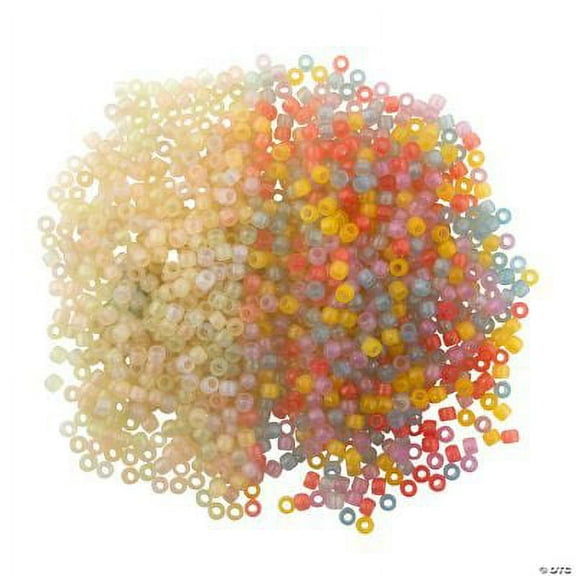 UV Light Color-Changing Pony Beads - 900 Pc., Birthday, Craft Supplies, 900 Pieces