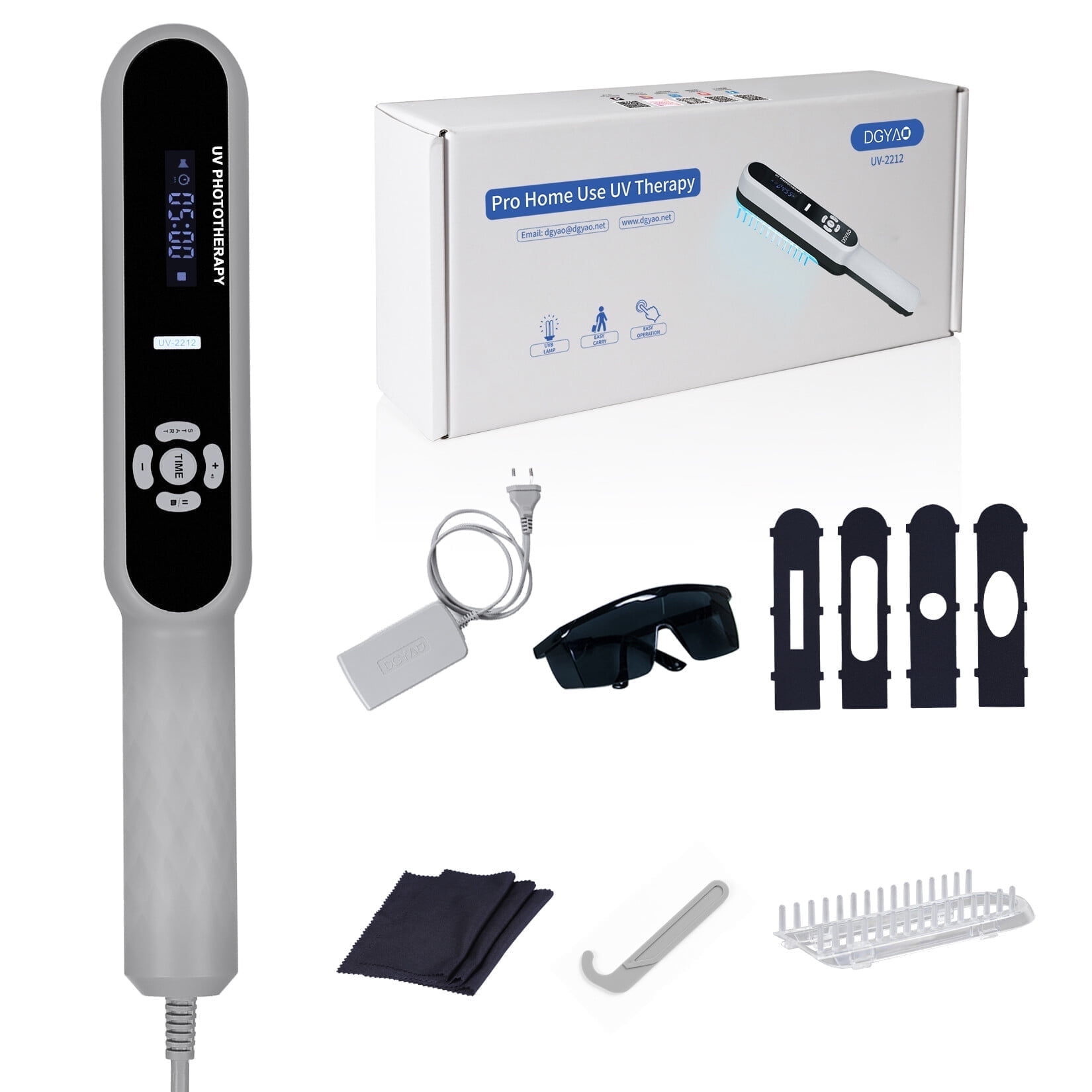 UV Light Therapy Lamp, 312nm Handheld Ultraviolet Light