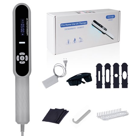 UV Light Therapy Lamp, 312nm Handheld Ultraviolet Light Device with timer control for body Skin Home Use