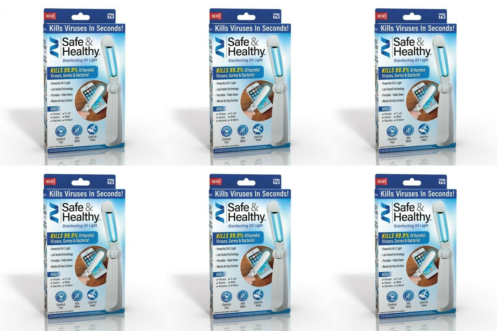 UV Light Sanitizer WandPortable UV Sanitizer for Home, Travel, Hotel