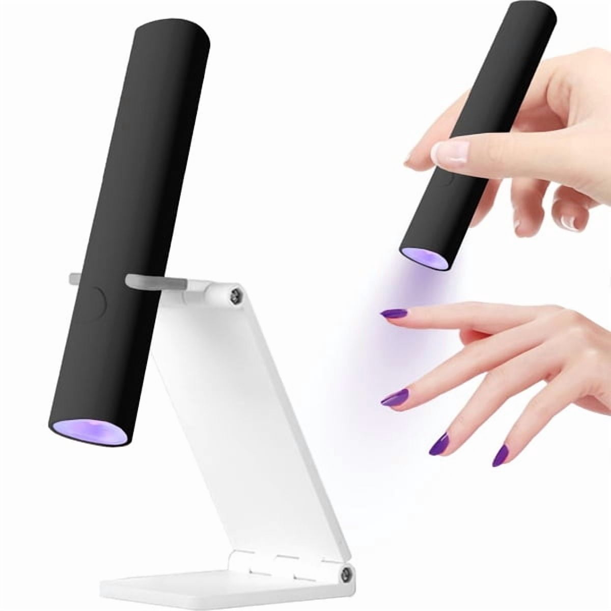 UV Light for Gel Nails, Mini U V LED Nail Lamp Handheld with Stand