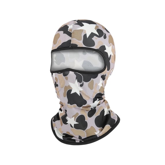 UV Mask Sun Protection Hood Face Cover Full Head Mask for Men and Women for Outdoor Fishing Skiing Black One Size