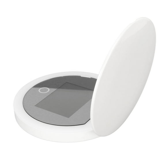 UV Mirror Sunscreen Testing Camera with Light 2X Magnification Travel Makeup 3.5in Pocket Size L