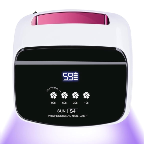 UV Nail Lamp, 288W 8 Hours Super Long-Lasting 15600mAh Professional Cordless UV LED Lamp for Nails 66Pcs Lamp Beads Automatic Sensor Gel Nail uv Light for Nail Art at Home and in Salons
