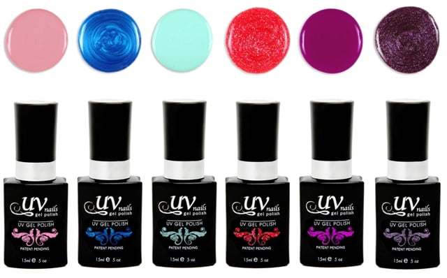 UV-Nails Barcelona LED Gel Polish - Set of 6