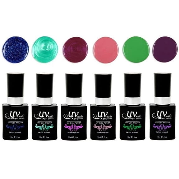 UV-Nails Honolulu LED Gel Polish - Set of 6