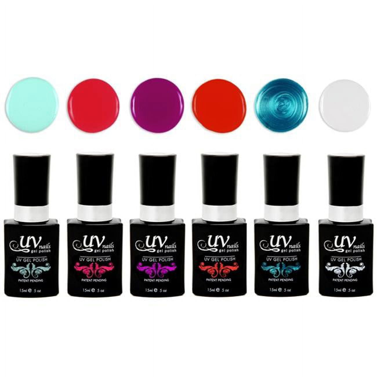 UV-Nails Key West LED Gel Polish - Set of 6