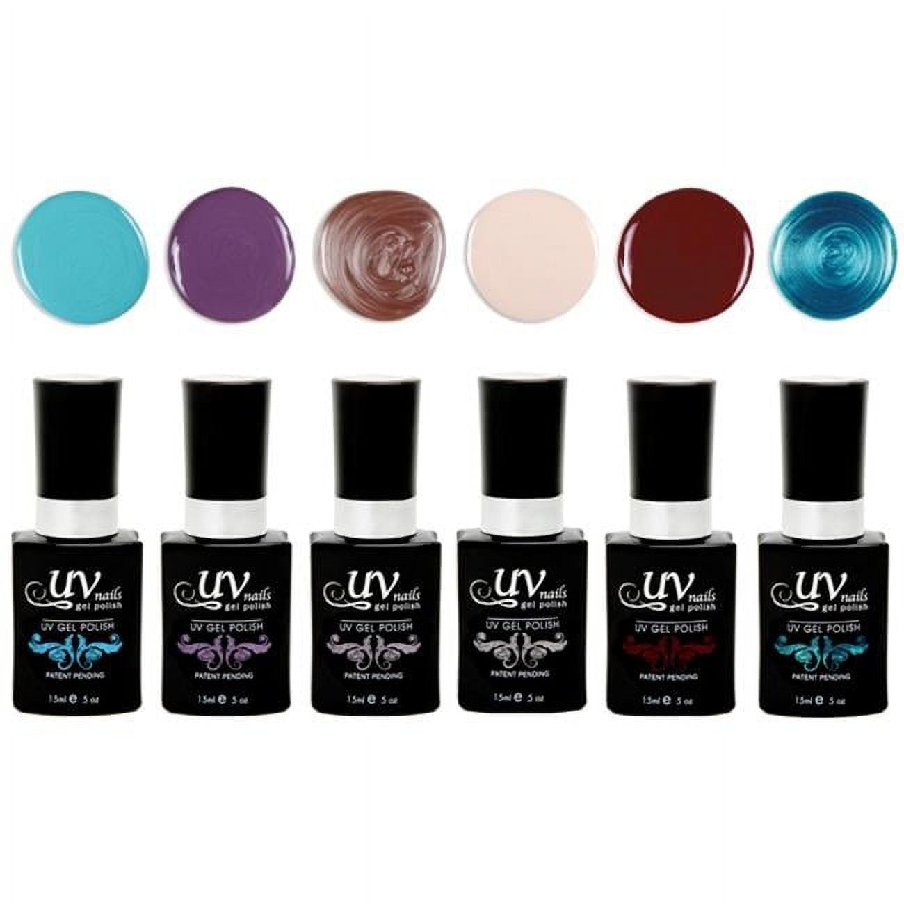 UV-Nails Mykonos LED Gel Polish - Set of 6