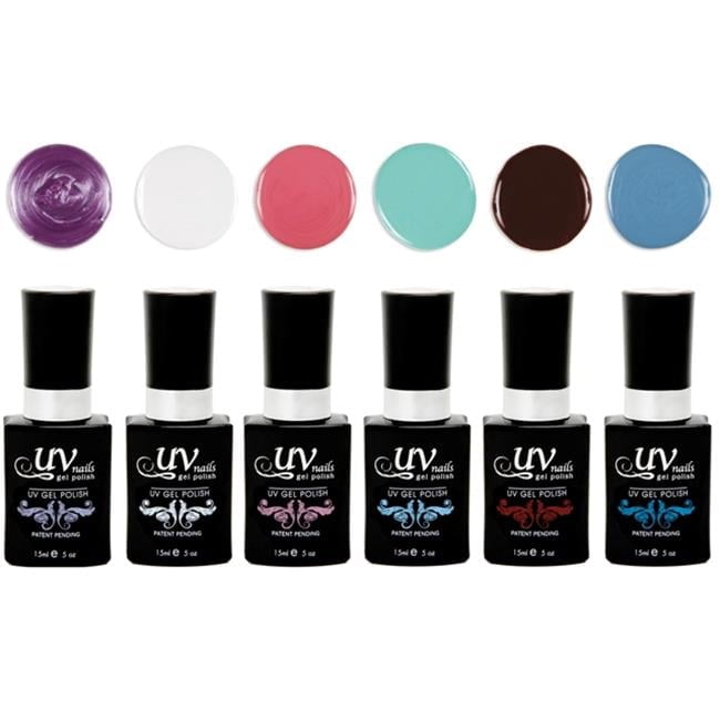 UV-Nails Santorini LED Gel Polish - Set of 6