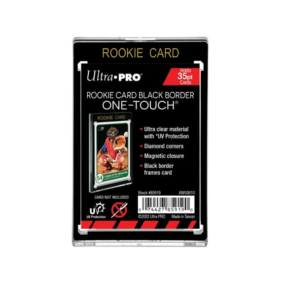 Ultra Pro 7442785919 One Touch UV Card Holder with Magnet Closure - 35 Pockes Rookie