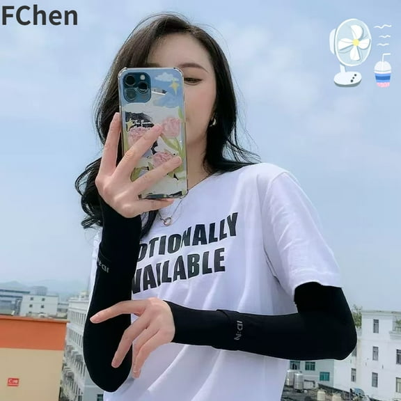 UV Protection Cooling Arm Sleeves for Driving Cycling Outdoor