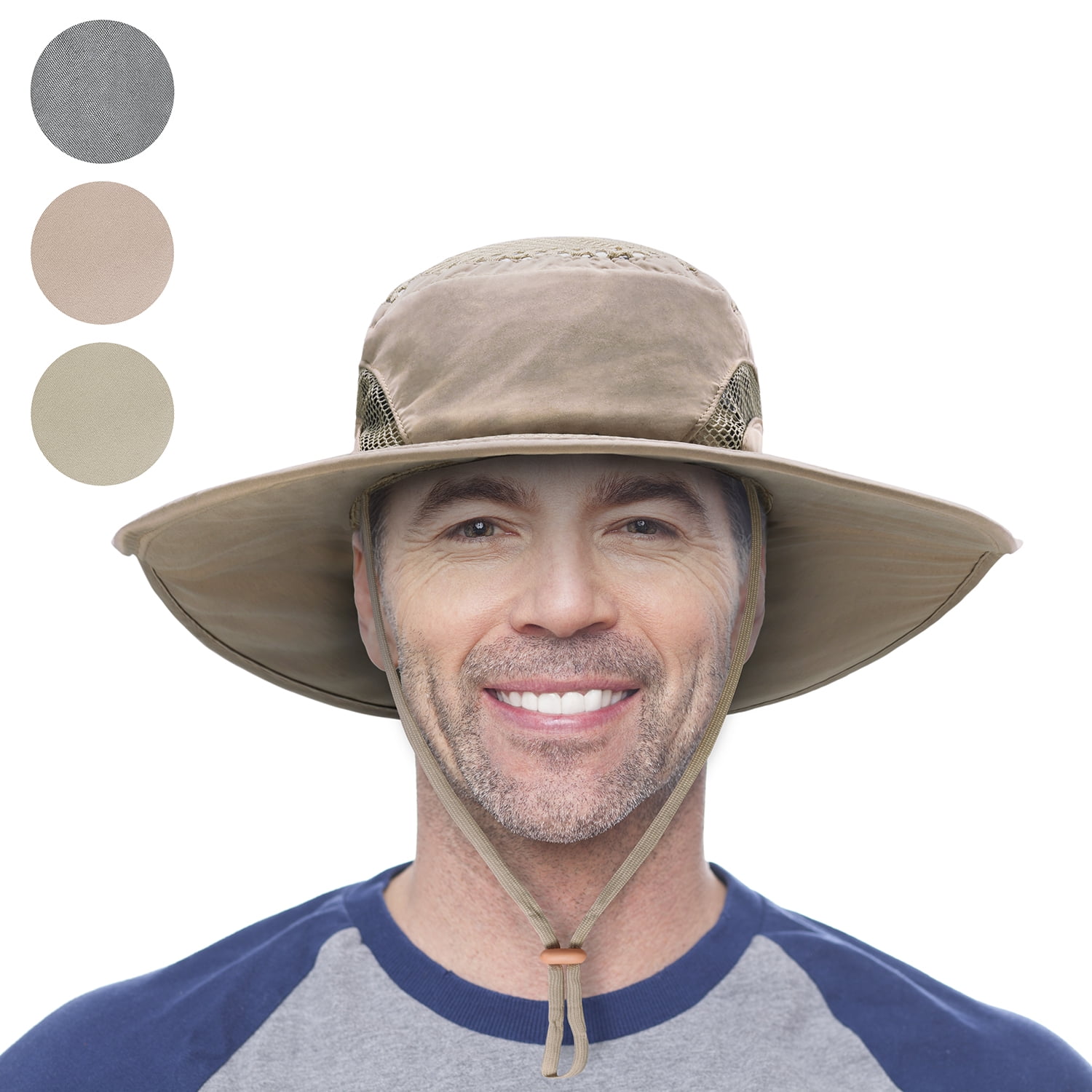 Outdoor UV Protection Hat For Men Women Solar Powered Fan Hat