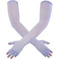thumbnail image 1 of UV Protection Gloved Arm Sleeves for Men & Women Cycling Ice Arm Sleeve Fingerless Sun Compression Long Arm Cover, 1 of 9