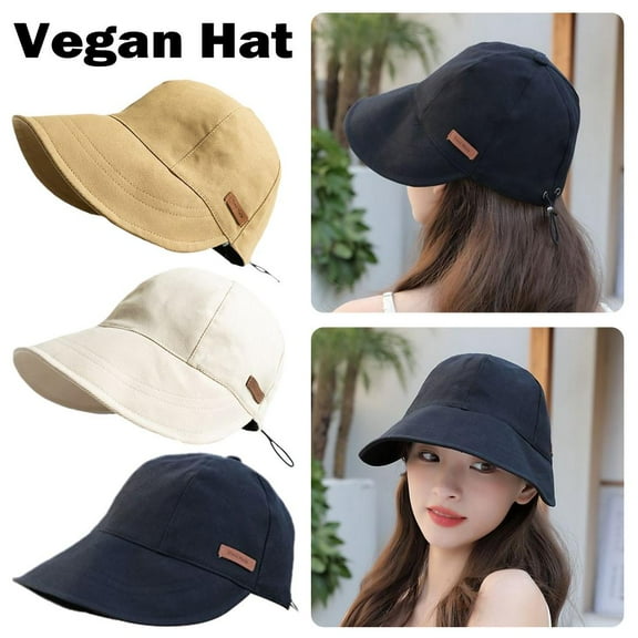 UV Protection Hat Without Makeup