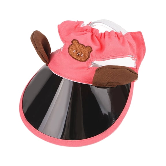 UV Protection Pet Sun Hat with Ear Holes | Adjustable Breathable Summer Accessories for Dogs/Cats | Outdoor Hiking Gear for Puppy Small Dogs Cats (Adjustable 3 Sizes)
