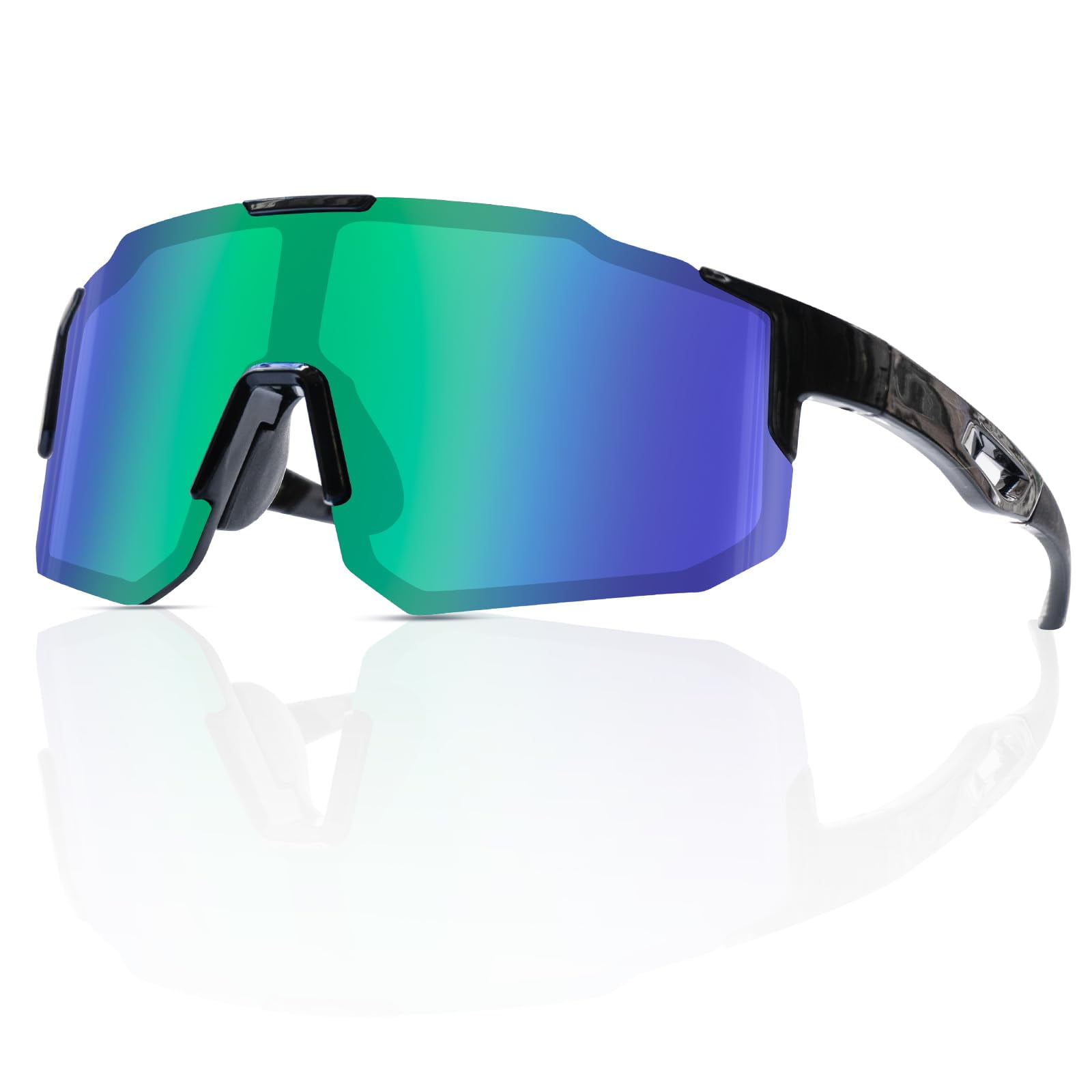 UV Protection Polarized Sports Baseball Sunglasses Men Women Running Cycling Fishing Outdoor Sports UV 400 Protection HD Clear Vision Baseball Cool Glasses Beach Volleyball Sunglasses Football C30 Wal...