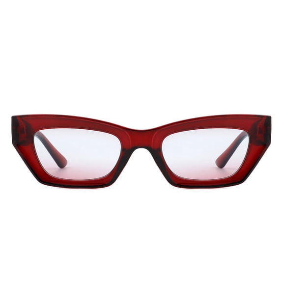 UV Protection Round-Square Sunglasses for Women & Unisex - Hybrid Frame, Retro Artistic for Casual Days