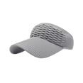 thumbnail image 1 of UV Protection Sun Visor Hat Wide Brim Knitted Running Visor for Women Ponytail Friendly Quick Drying Breathable Sports Cap for Golf Beach Tennis Summer Outdoor Elastic Lightweight, 1 of 6