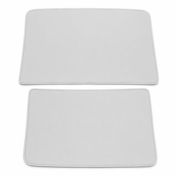 Tesla Model Y Sunroof Sunshade - Light Grey UV Blocker with Clips & Carry Bag