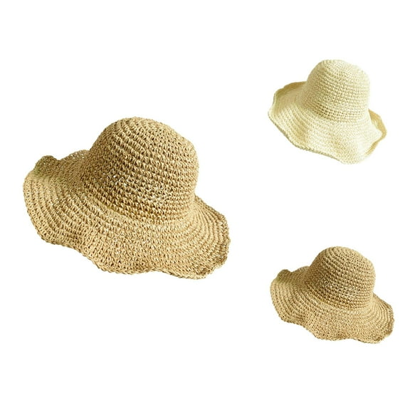 UV Protection Wide Brim Straw Sun Hat for Women – Packable Beach Hat for Hiking, Outdoor Fun & Travel, Comfortable & Stylish Design for Full Sun Protection Outdoors