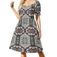 thumbnail image 1 of UV Reactive Neon Portal Sleeveless Dress woman dress Long veiled dresses long dress women, 1 of 6